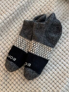 Bombas Women’s No-Show Athletic Socks in Charcoal, Black, and Cream